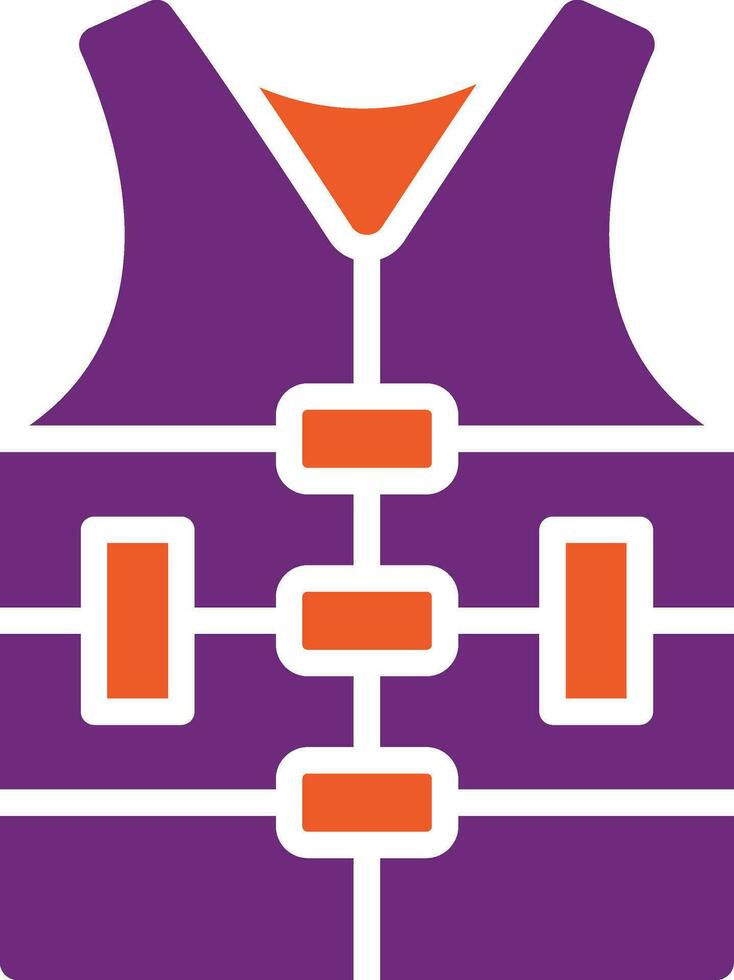 Life jacket Vector Icon Design Illustration