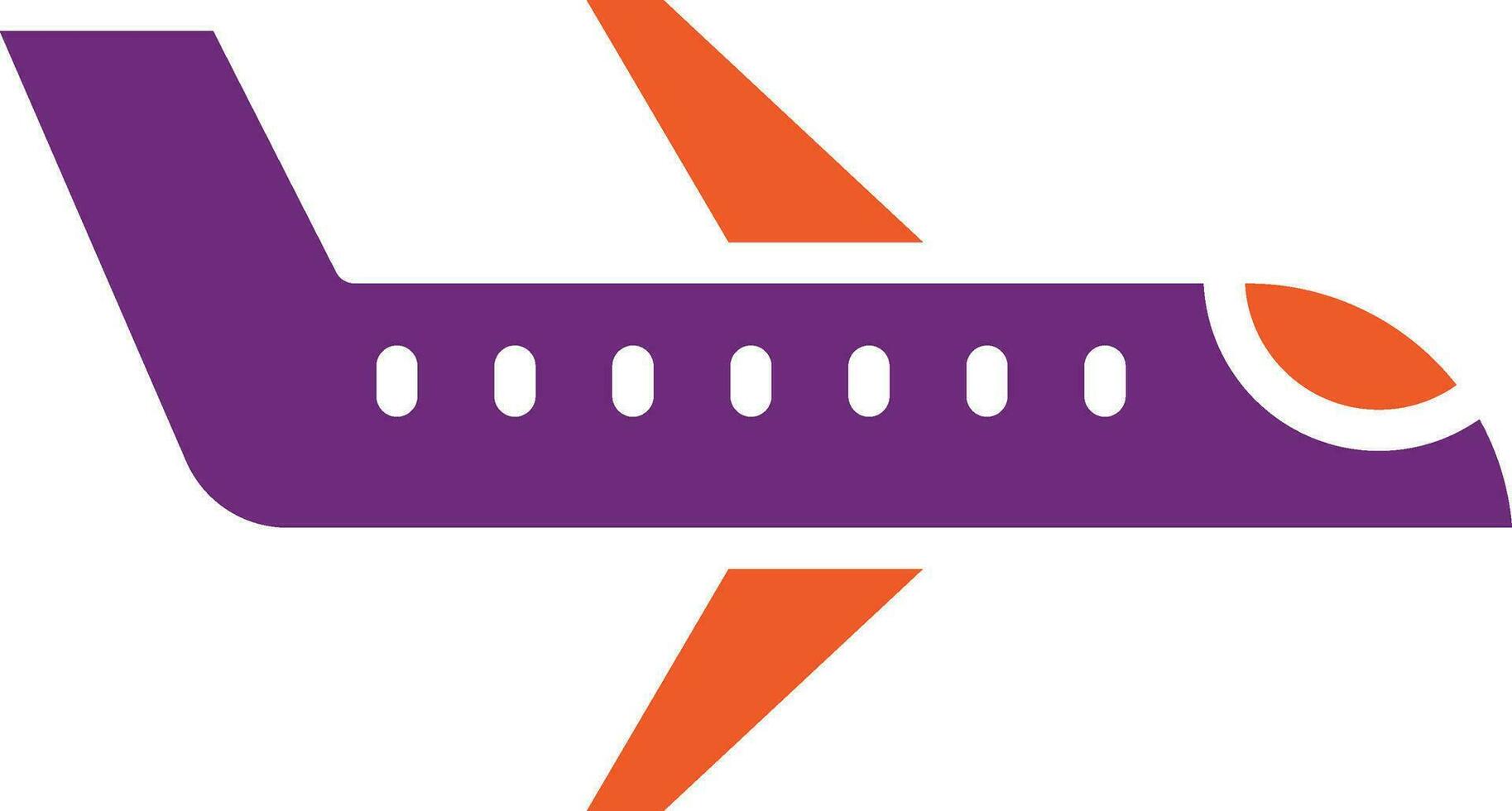 Airplane Vector Icon Design Illustration