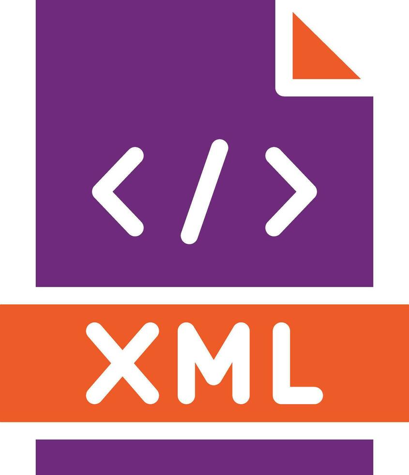 Xml Vector Icon Design Illustration