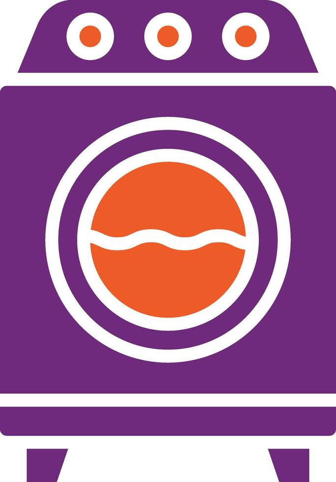 Washing machine Vector Icon Design Illustration
