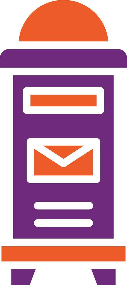 Mailbox Vector Icon Design Illustration