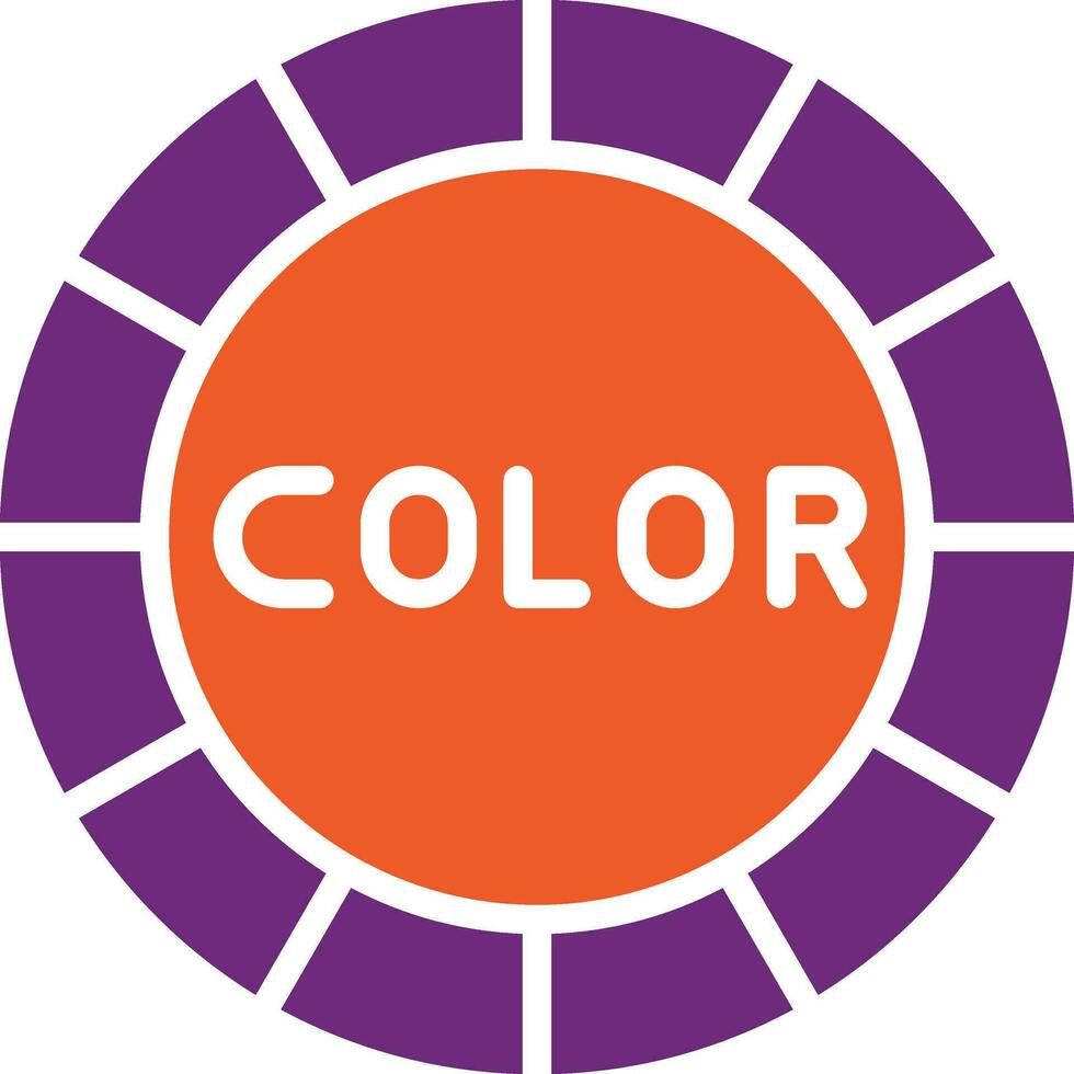 Color wheel Vector Icon Design Illustration