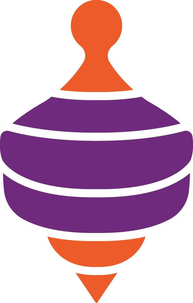 Spinning top Vector Icon Design Illustration