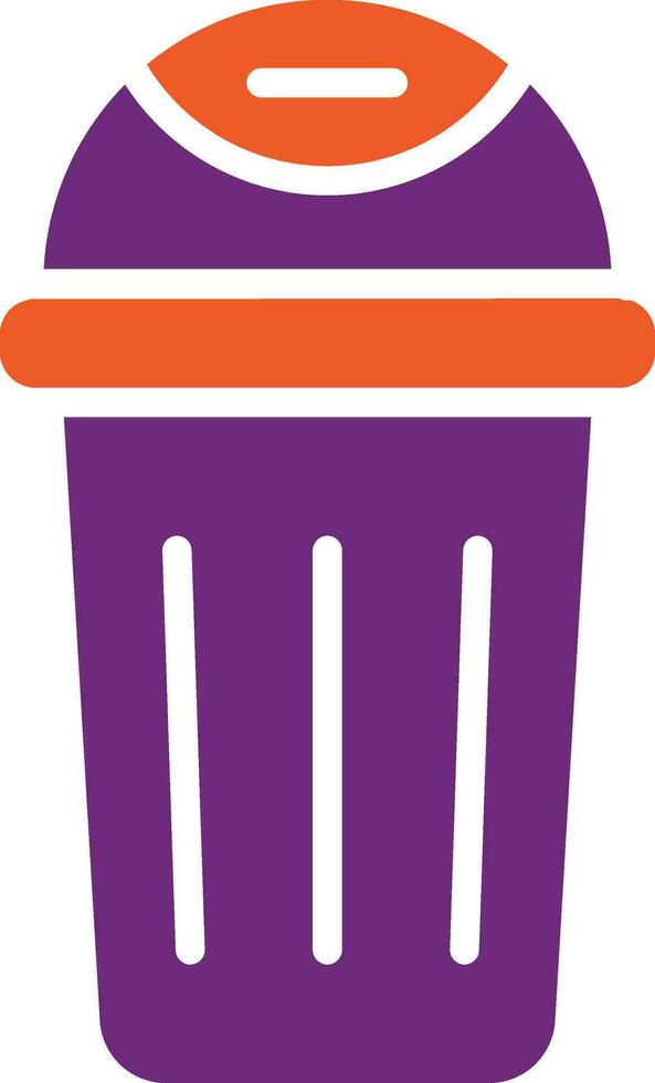 Bin Vector Icon Design Illustration