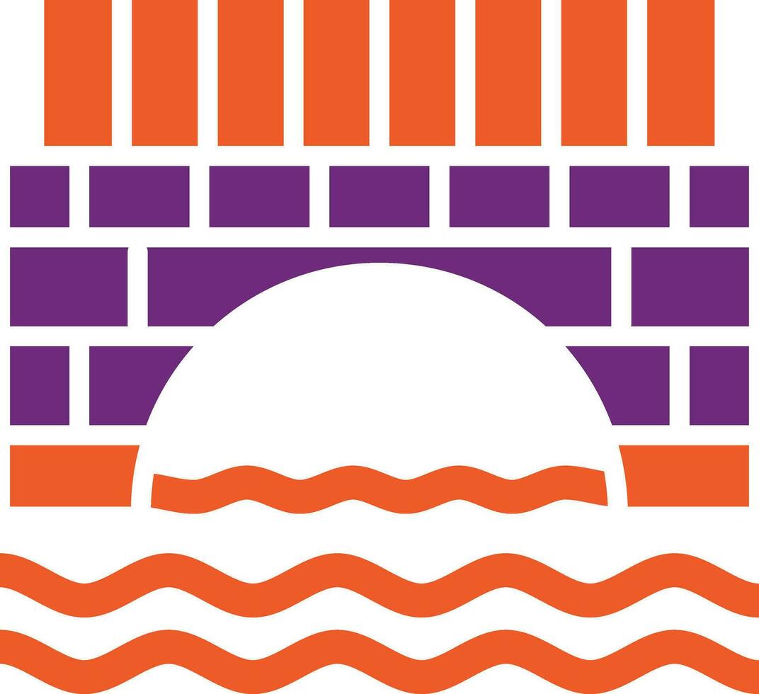 Bridge Vector Icon Design Illustration