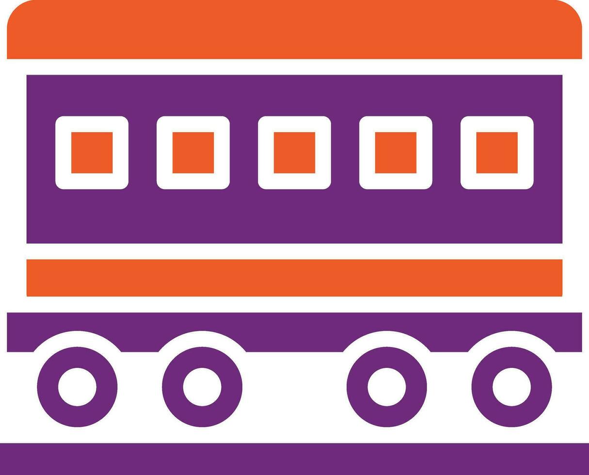 Wagon Vector Icon Design Illustration