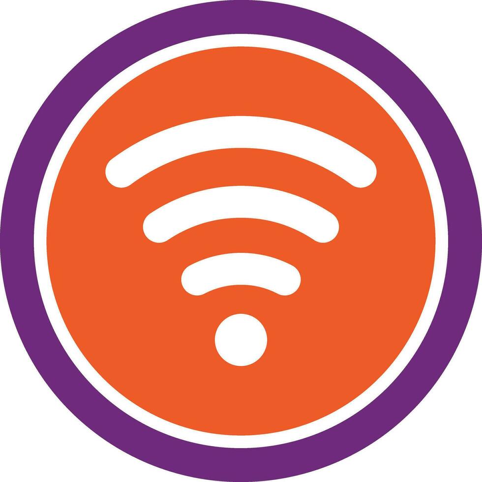 Wifi signal Vector Icon Design Illustration