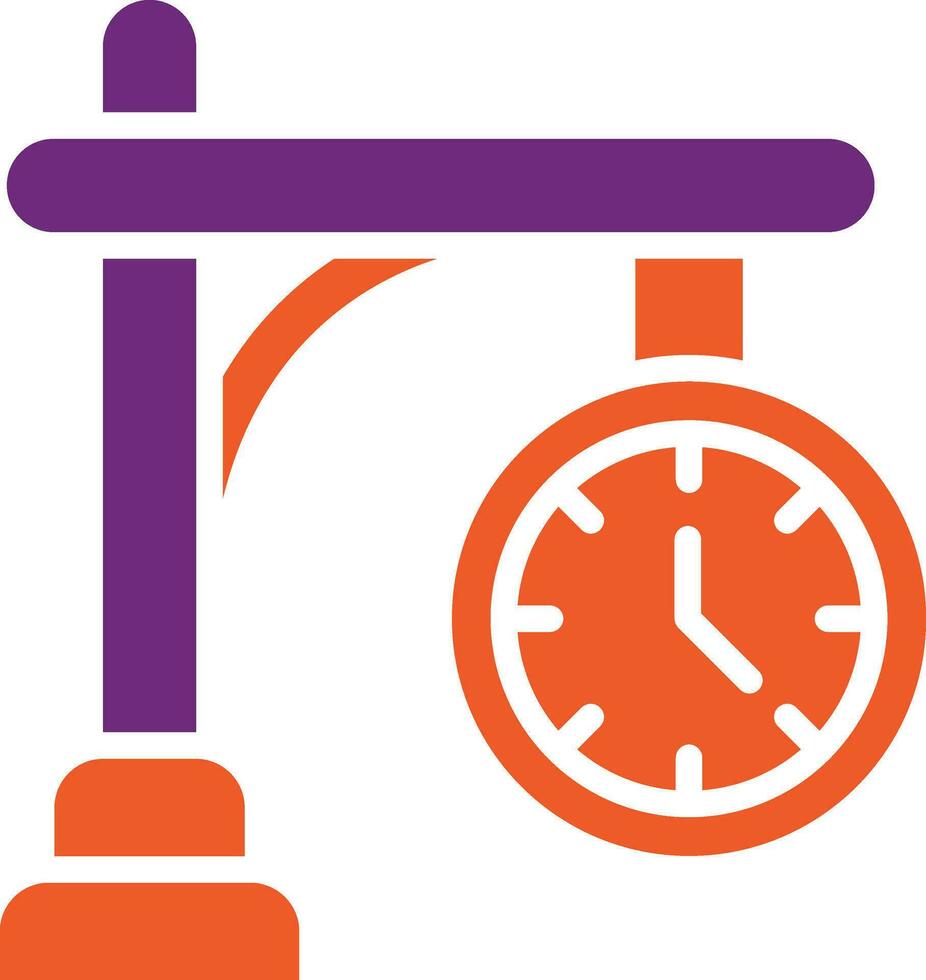 ilustración de diseño de icono de vector de reloj