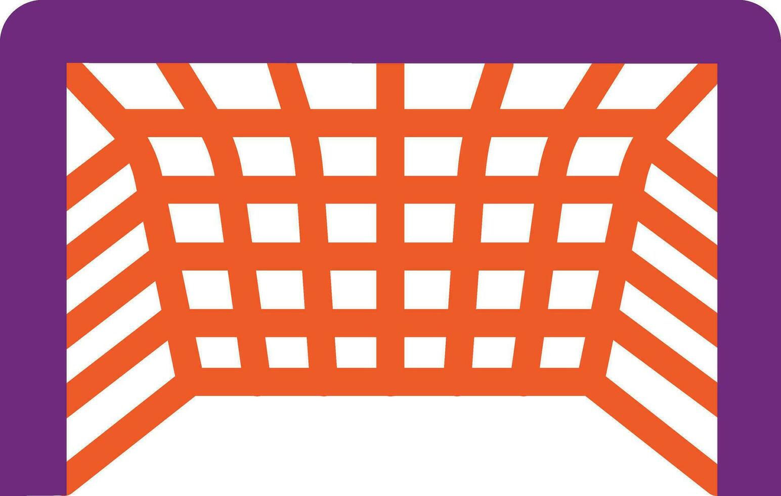 Football goal Vector Icon Design Illustration