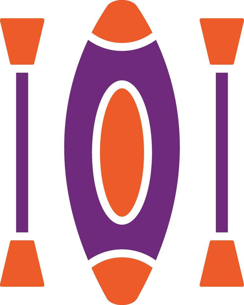 Canoe Vector Icon Design Illustration