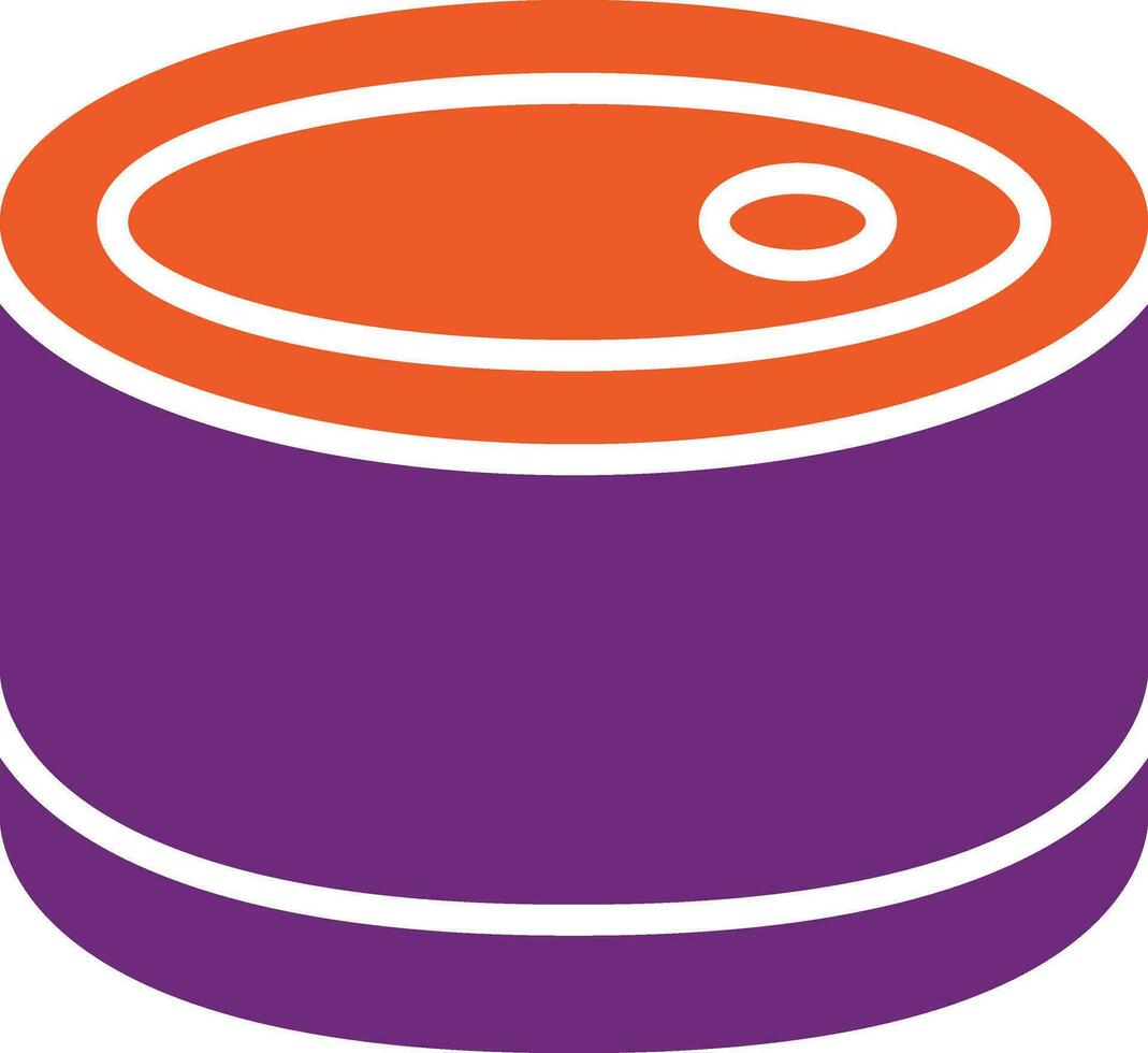 Canned food Vector Icon Design Illustration