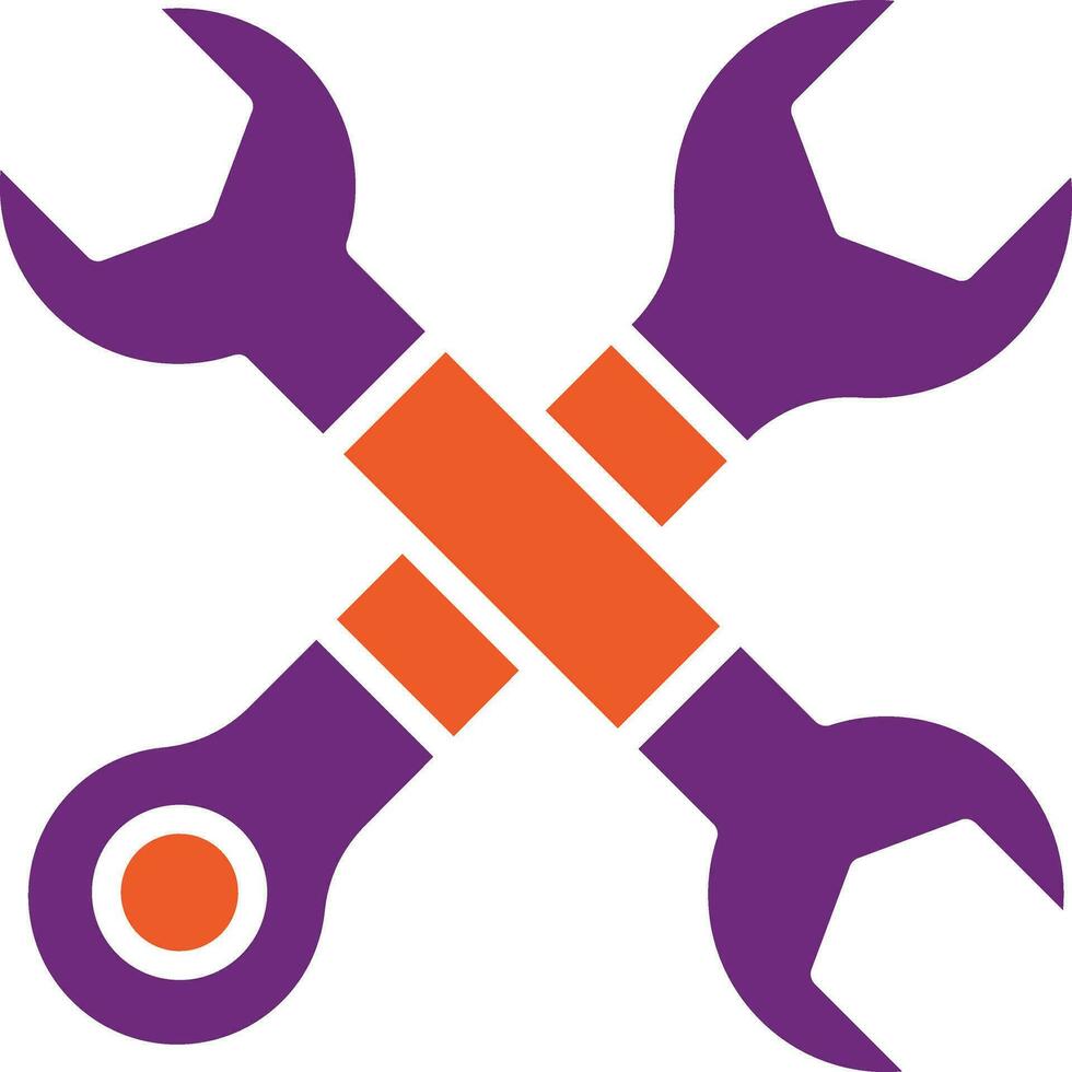 Wrench Vector Icon Design Illustration