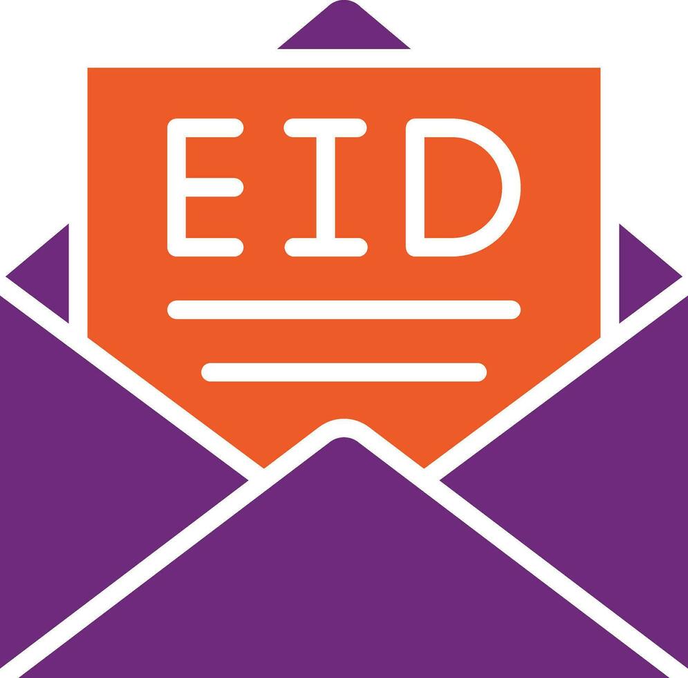 Eid card Vector Icon Design Illustration