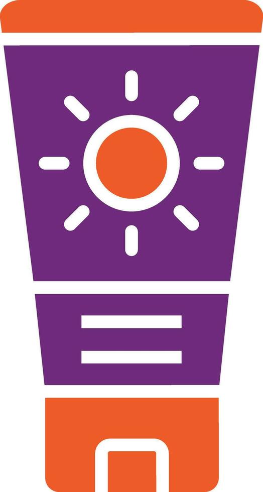 Sunscreen Vector Icon Design Illustration