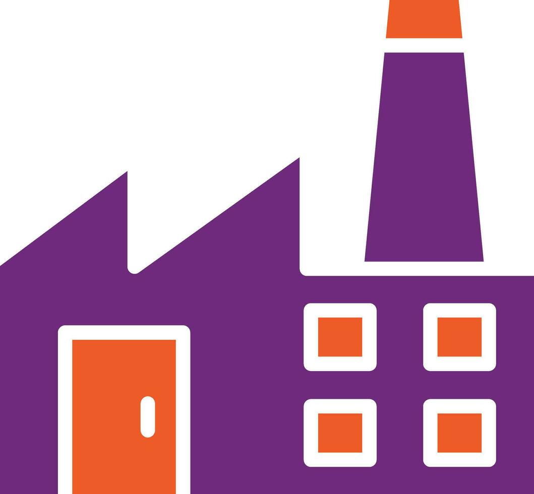 Factory Vector Icon Design Illustration