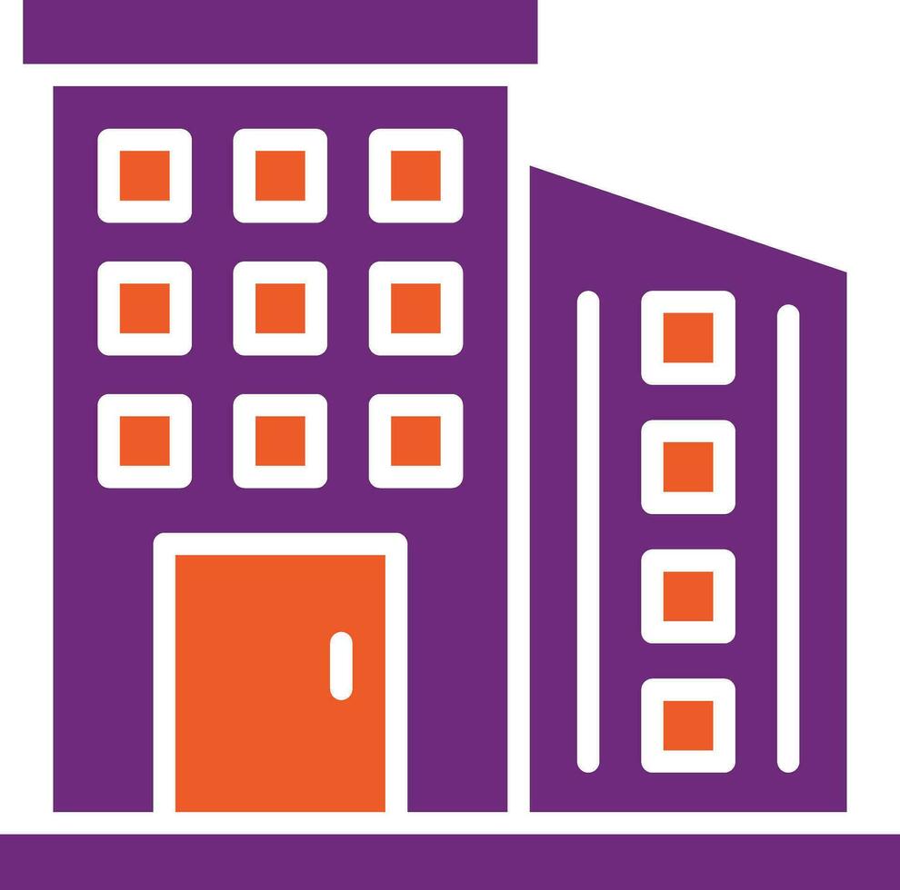 ilustración de diseño de icono de vector de apartamento