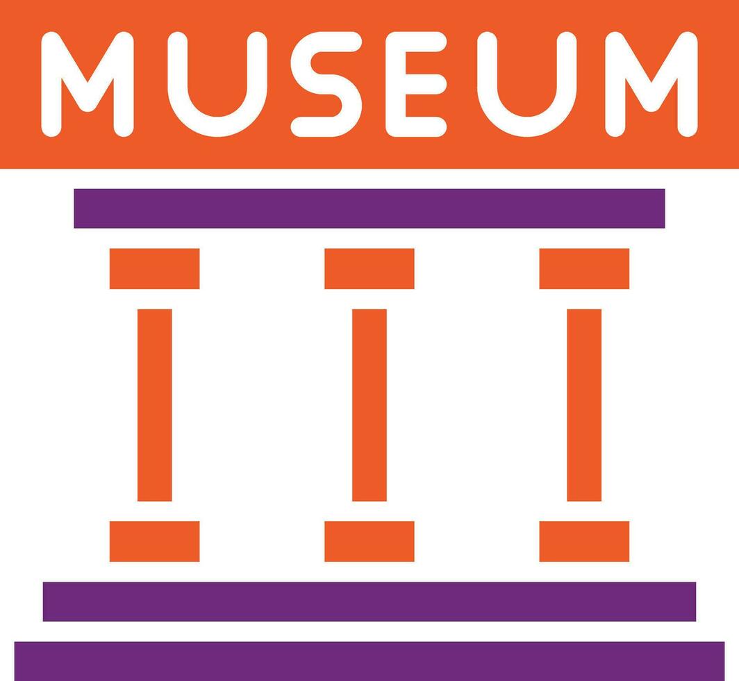 Museum Vector Icon Design Illustration