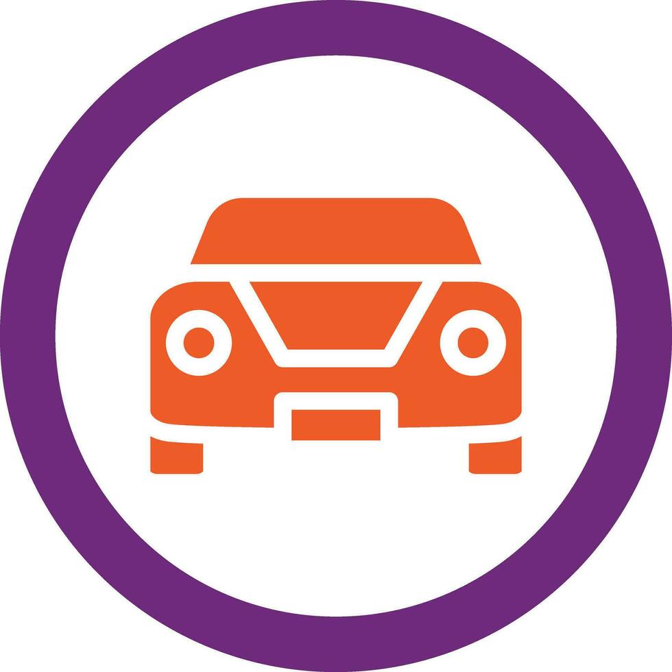 ilustración de diseño de icono de vector de tráfico de coche