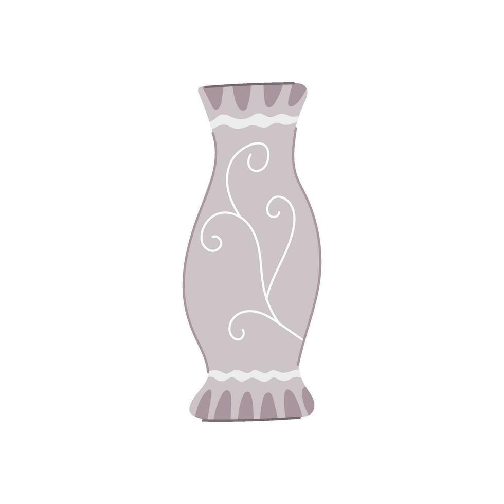 jar antique vase cartoon vector illustration