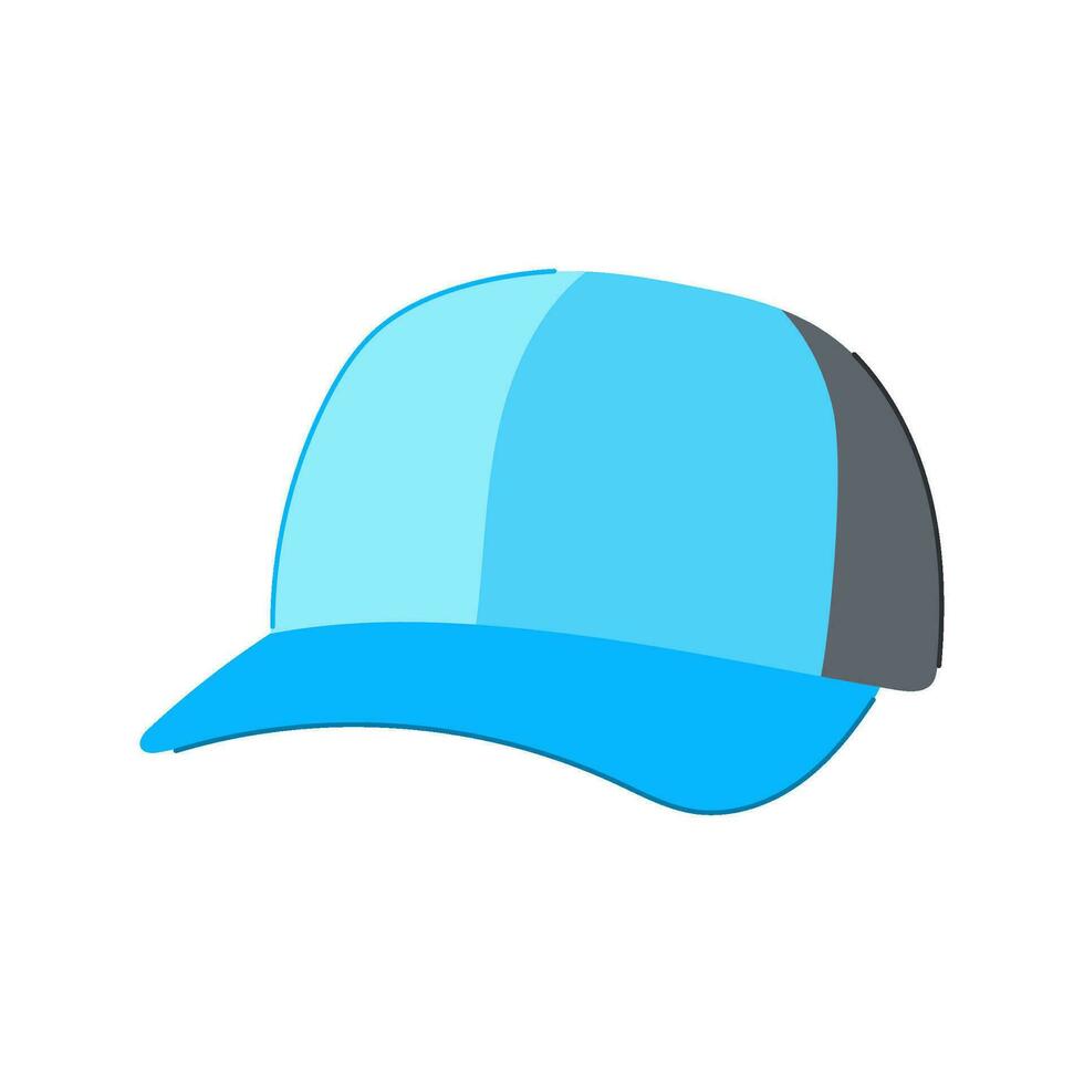 hat baseball cap cartoon vector illustration