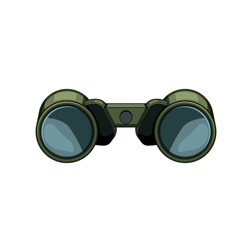 watch binoculars cartoon vector illustration