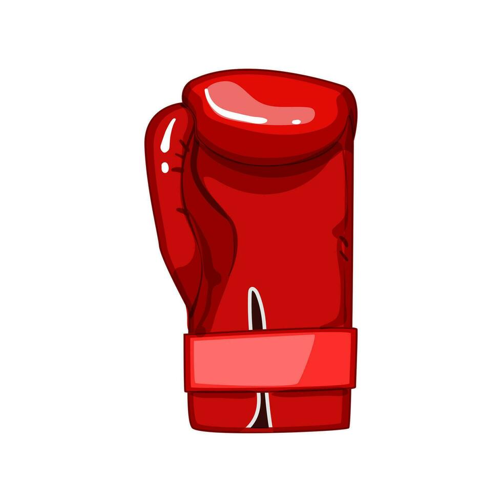 puño boxeo guantes dibujos animados vector ilustración