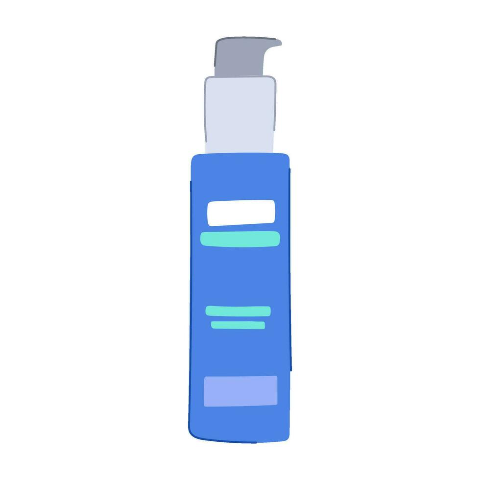 hand cleansing cream cartoon vector illustration