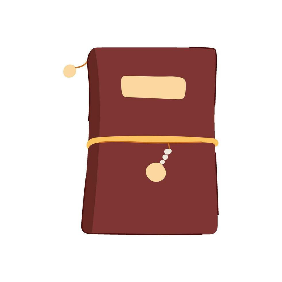 cover notebook cartoon vector illustration