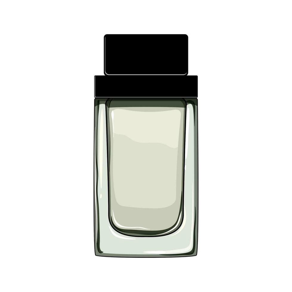 luxury perfume for men cartoon vector illustration