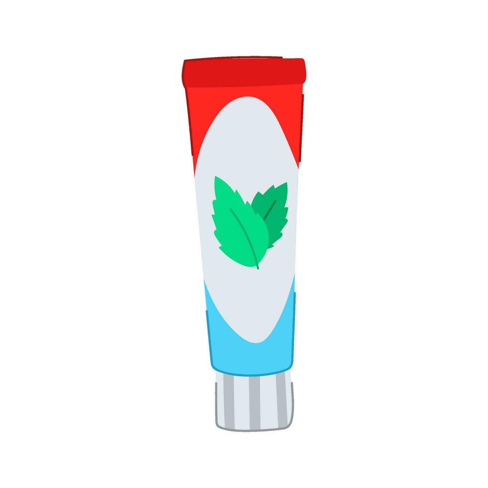 paste toothpaste cartoon vector illustration