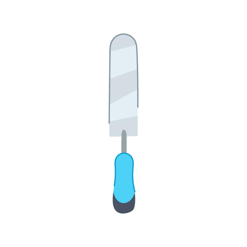 spatula trowel cartoon vector illustration