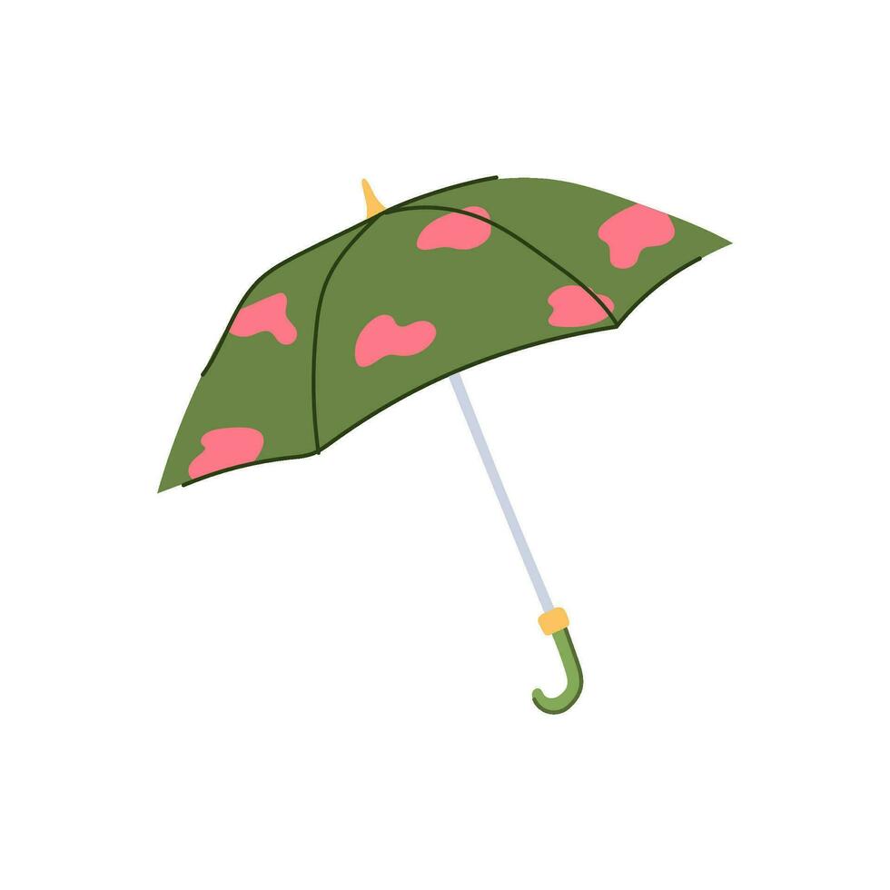 temporada paraguas dibujos animados vector ilustración