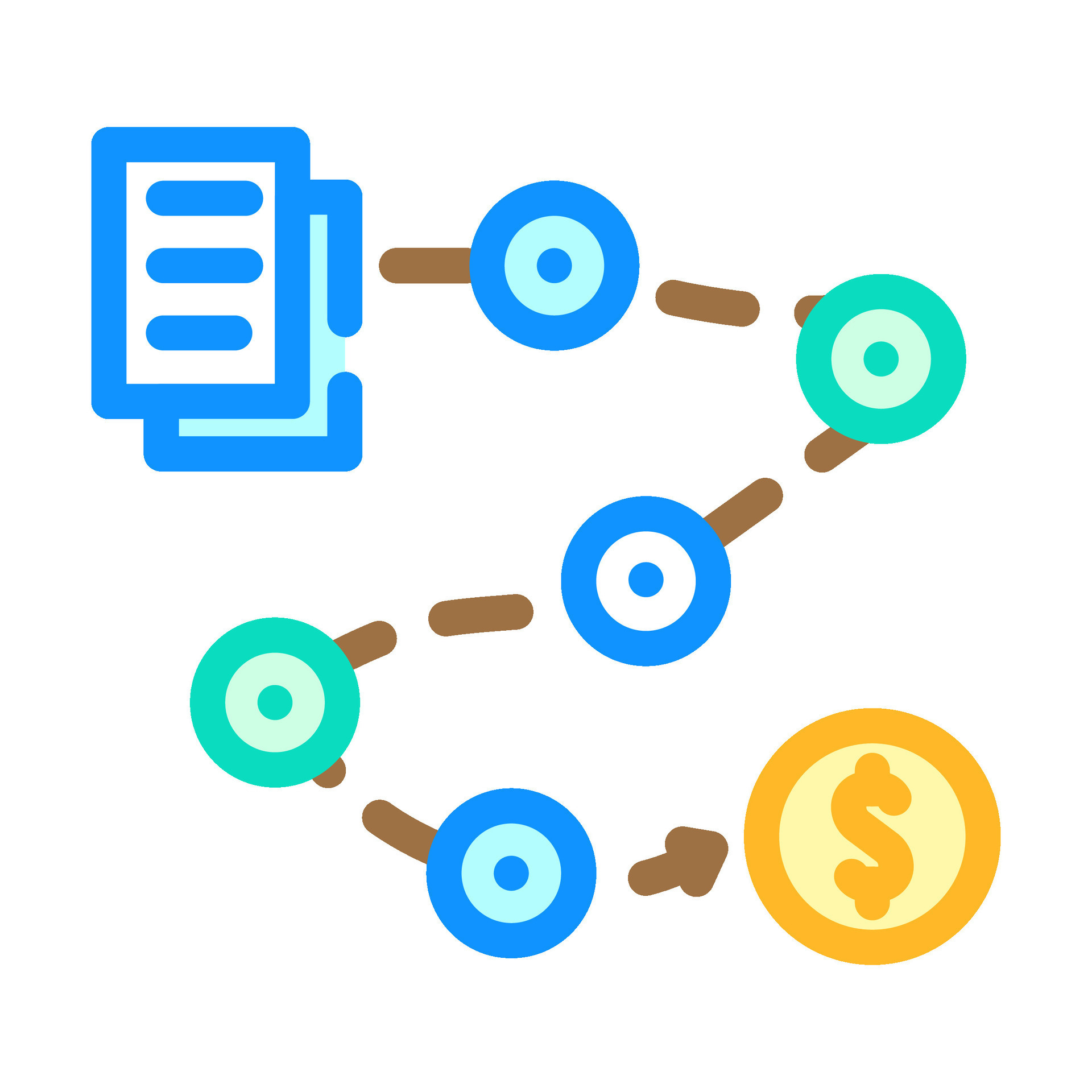 payroll processing color icon vector illustration 32830140 Vector Art ...