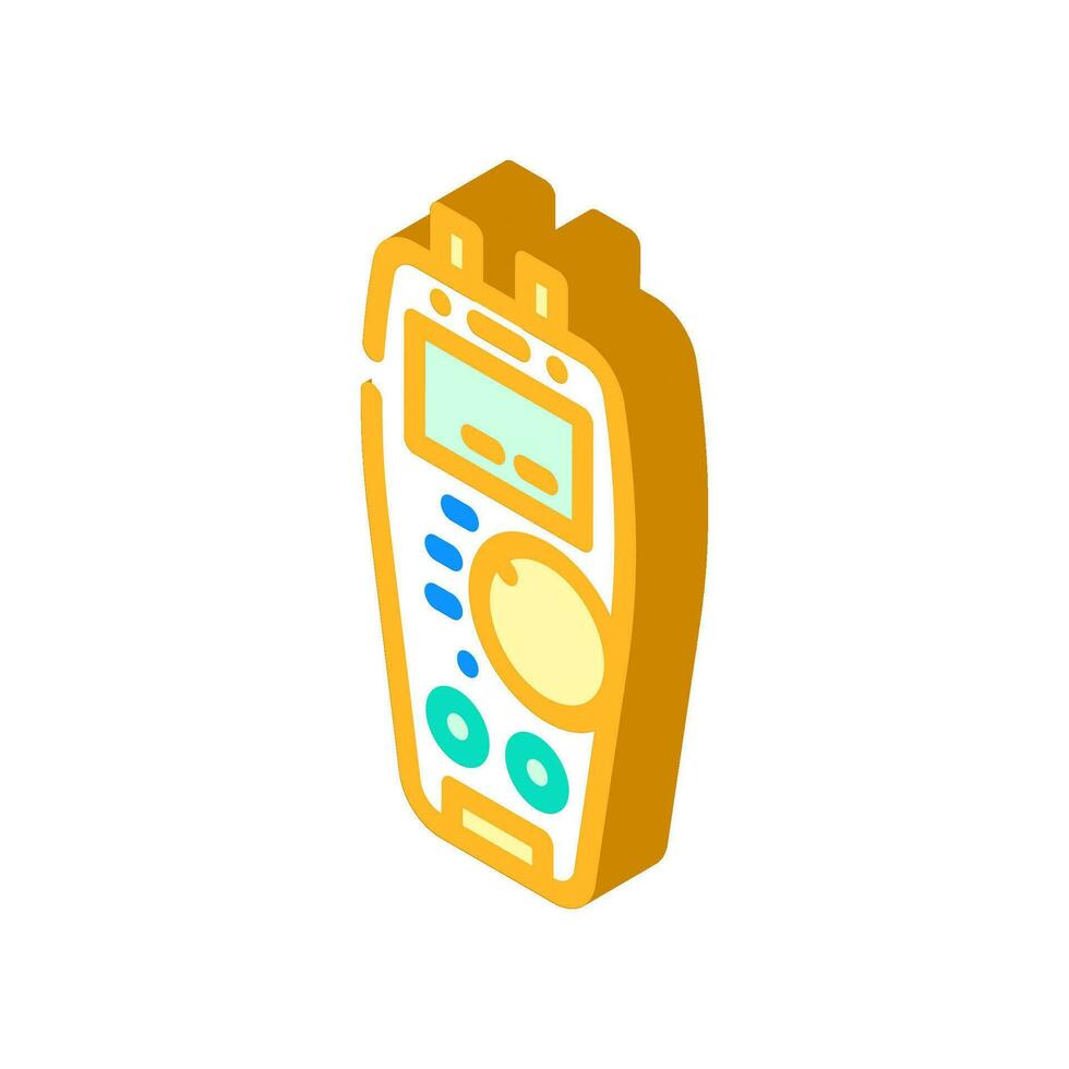 troubleshooting devices electronics isometric icon vector illustration