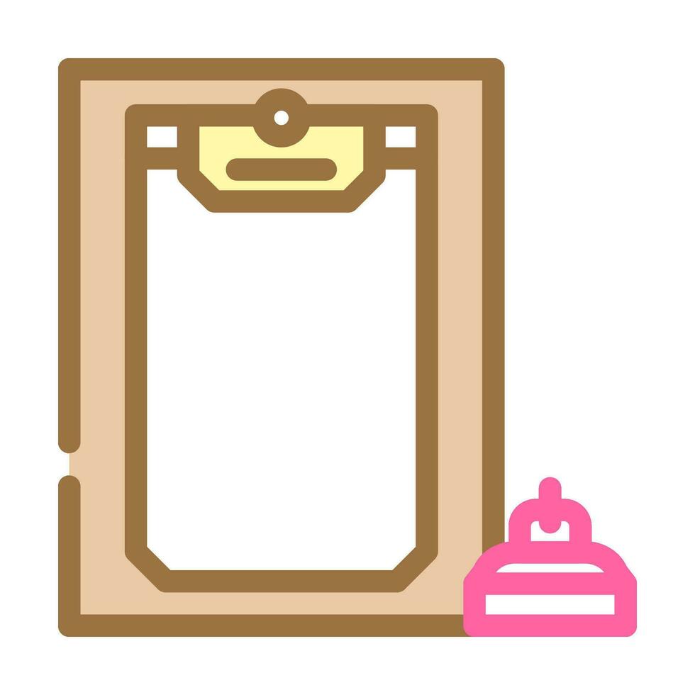 smart pet door home color icon vector illustration