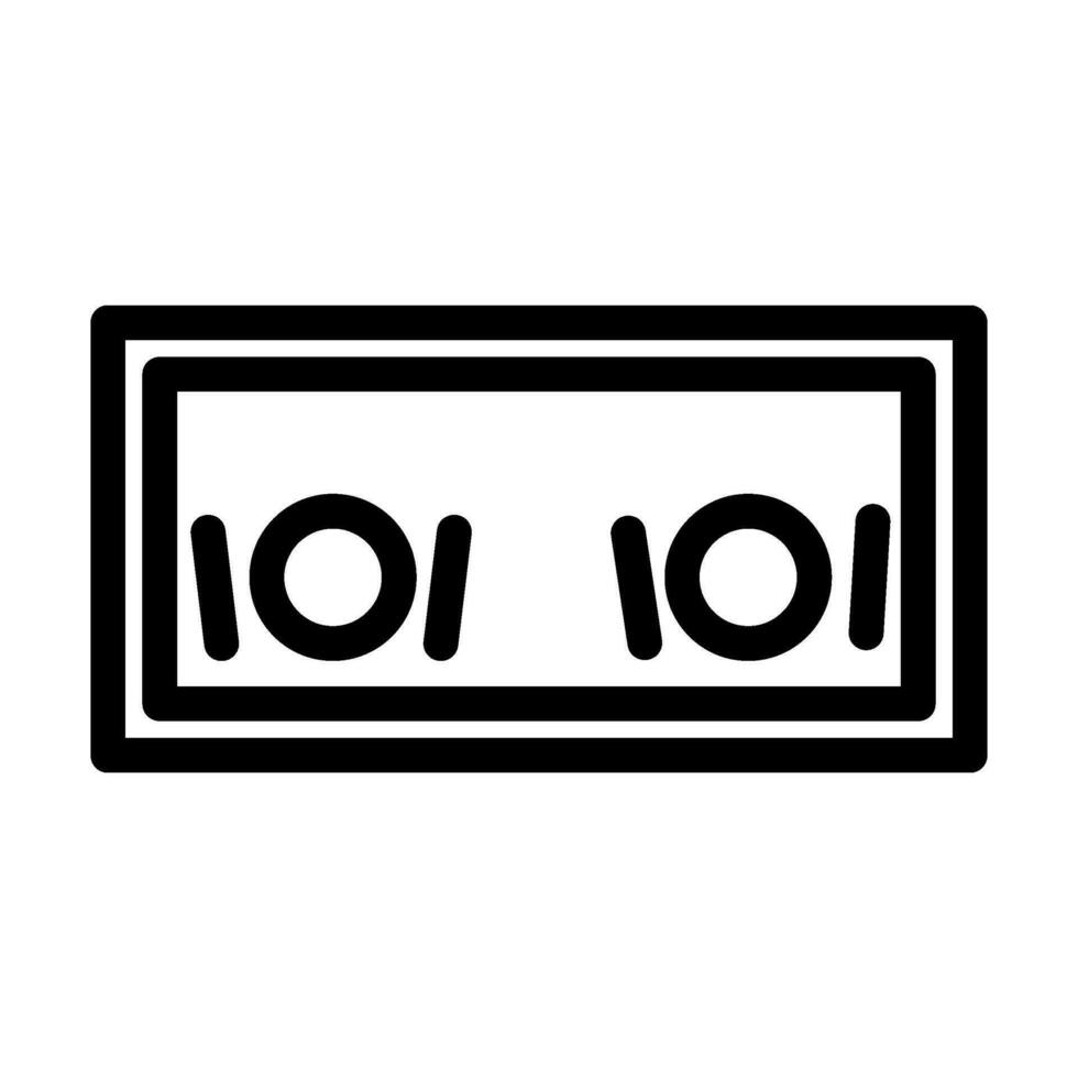 big kitchen table top view line icon vector illustration
