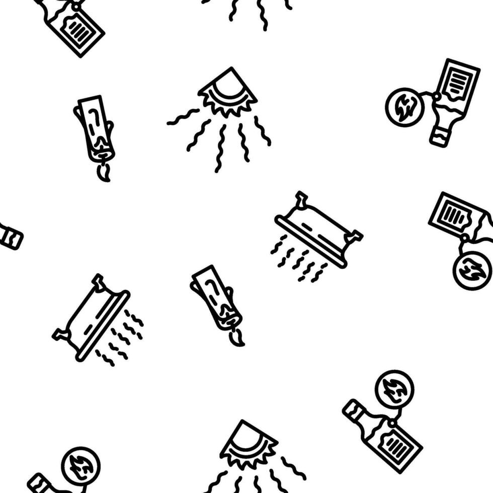 hot heat cold fire vector seamless pattern 32831127 Vector Art at Vecteezy