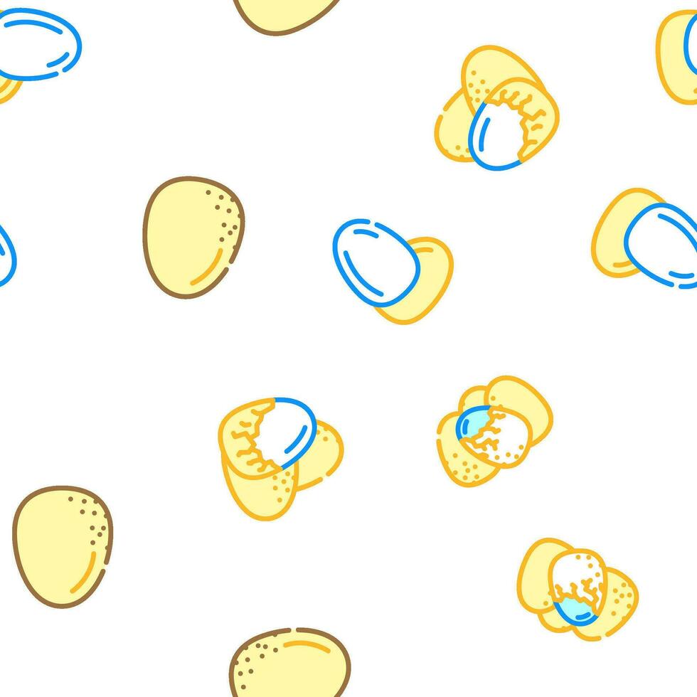 huevo comida sano Fresco vector sin costura modelo