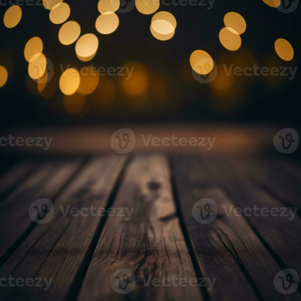 christmas background with golden bokeh place for test or object photo