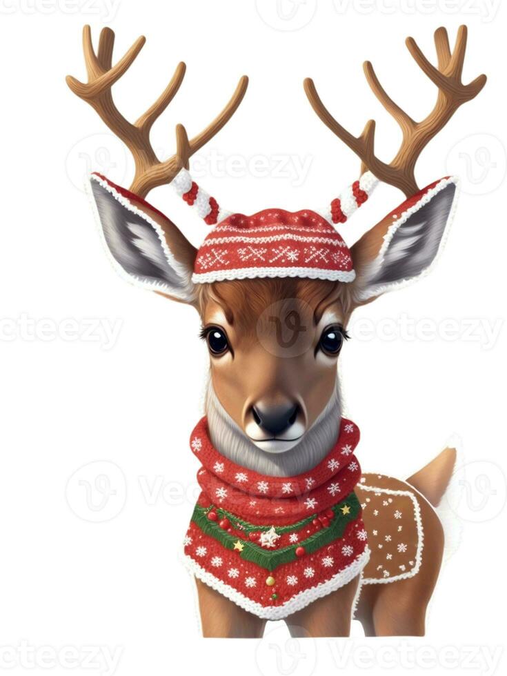 reindeer hat graphic for winter or christmas photo