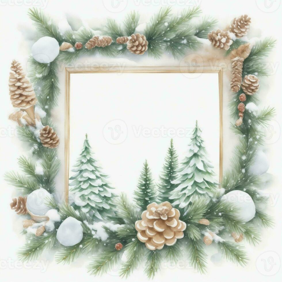 beautiful background with frame for test graphics for christmas photo