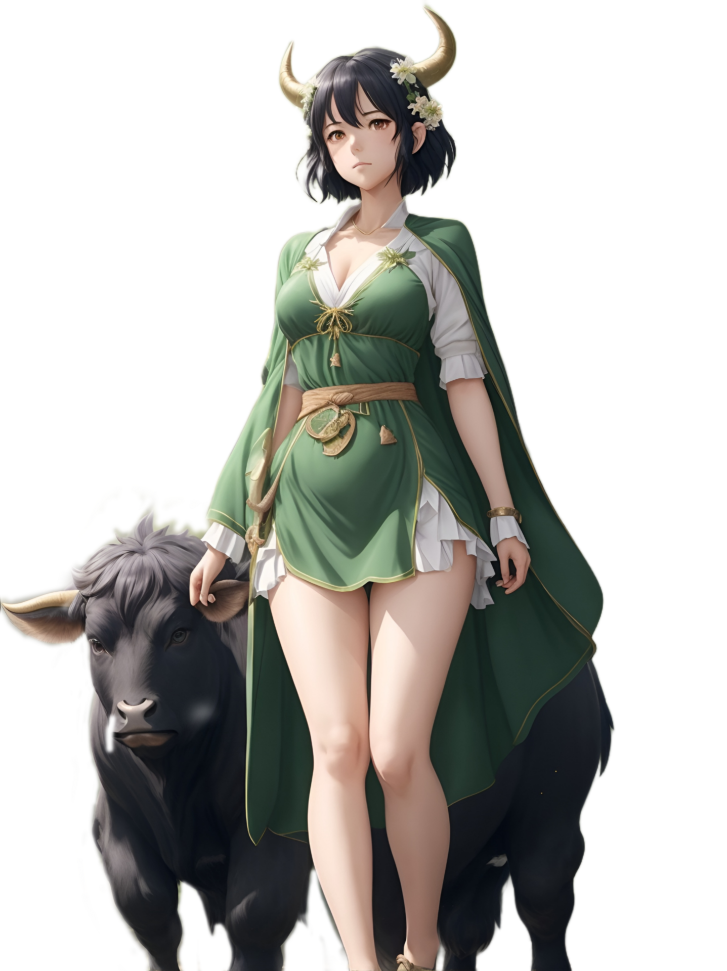 Beautifull Girl Anime PNG Transparent Background Ai Generative 32832764 PNG