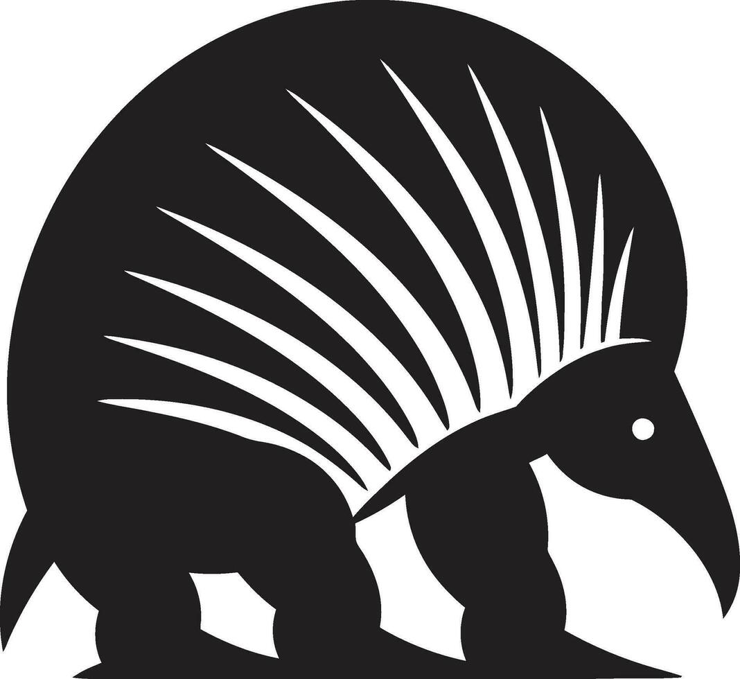 Black Armadillo Vector A Timeless Symbol Intricate Craftsmanship Noir Armadillo Design