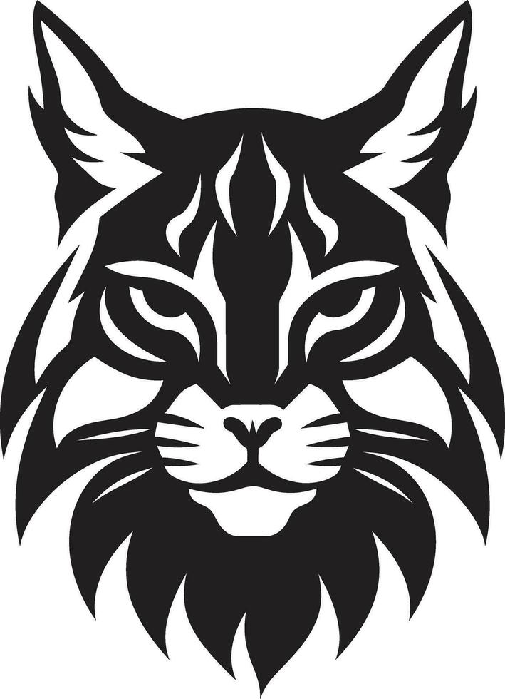 Bobcat Vector A Feral Cat with a Wild Heart Bobcat Vector Design A Wild Predator Animal