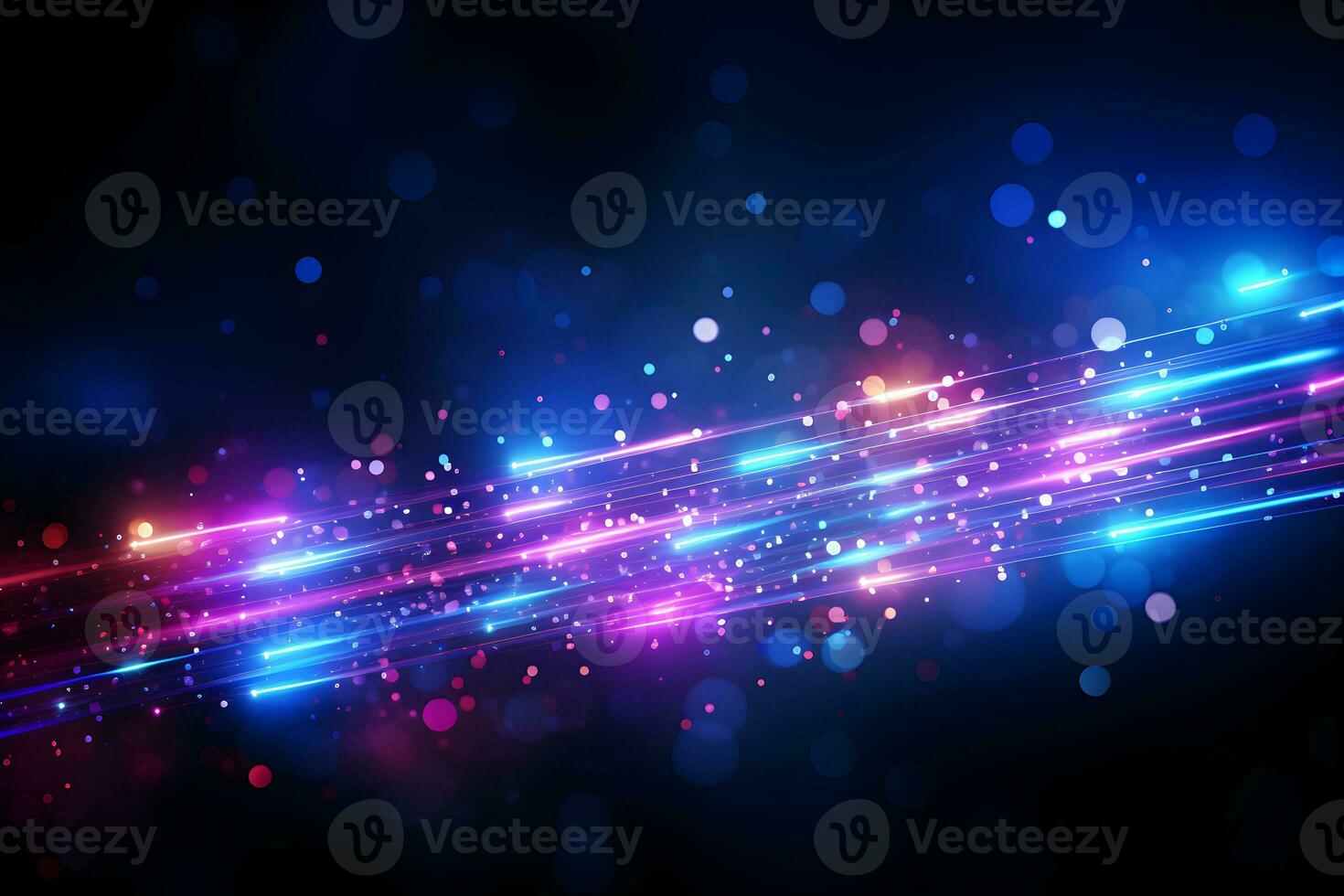 technology light line graphics Generative AI photo