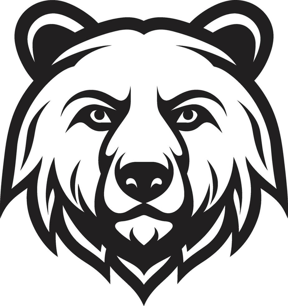 oso majestad marca oso linaje Insignia vector