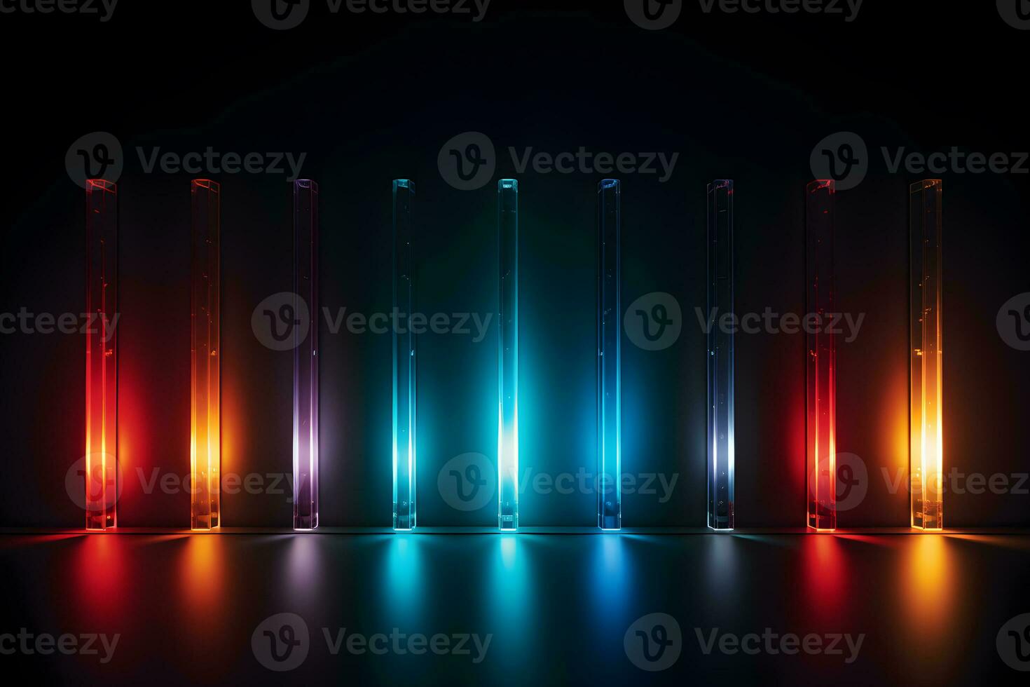 light technology gradient line graphics Generative AI photo