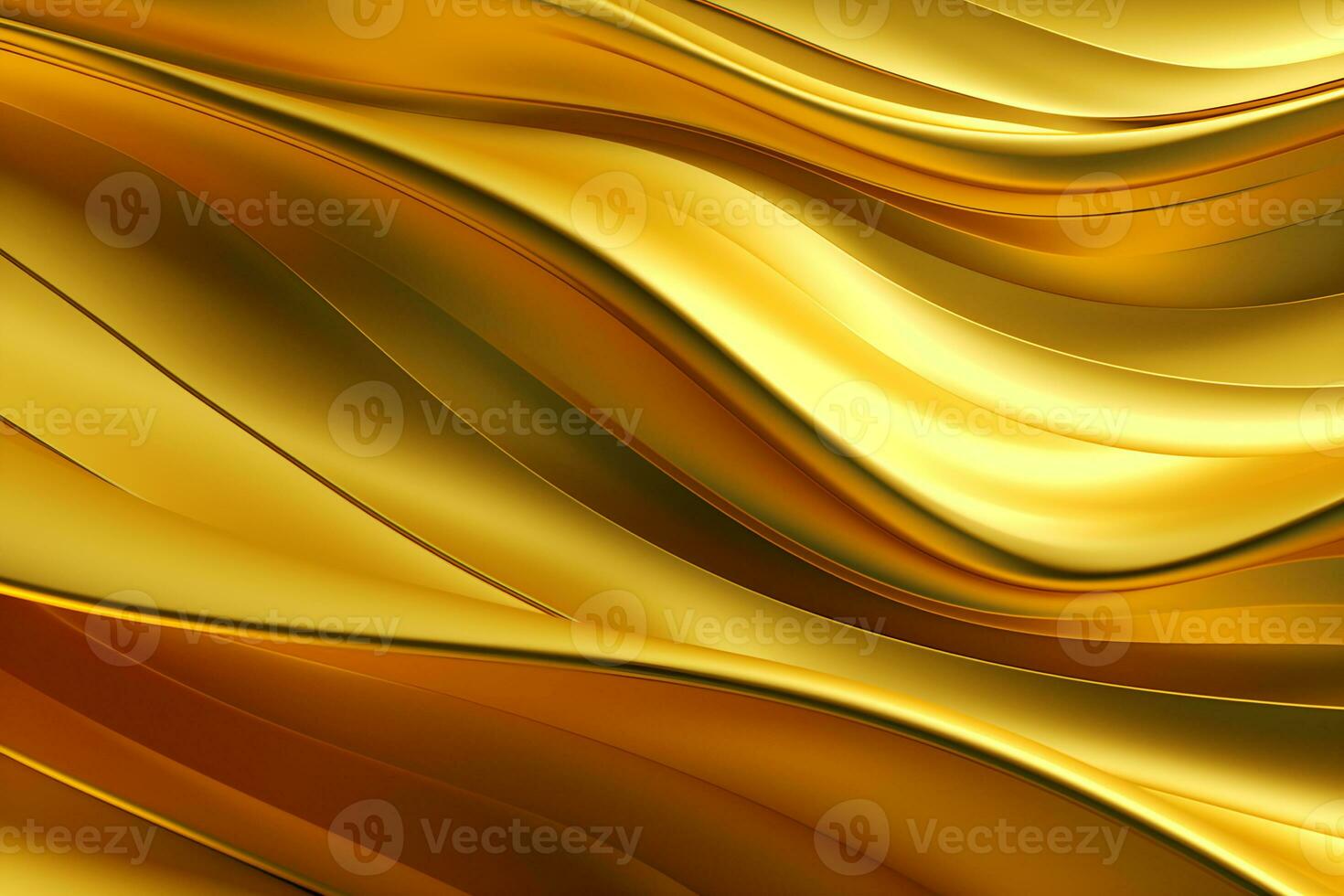 background gold metal plate Generative AI photo