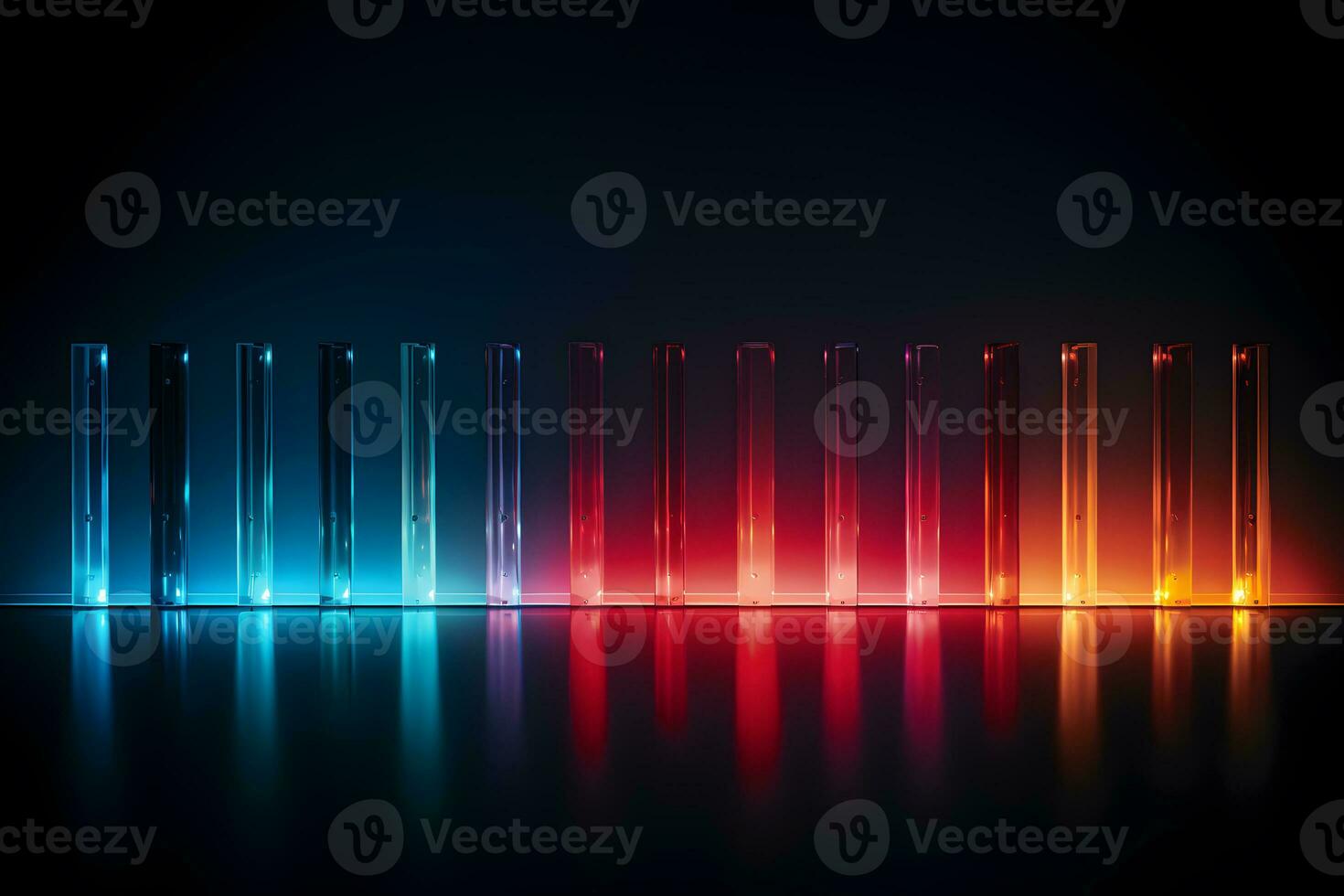 light technology gradient line graphics Generative AI photo