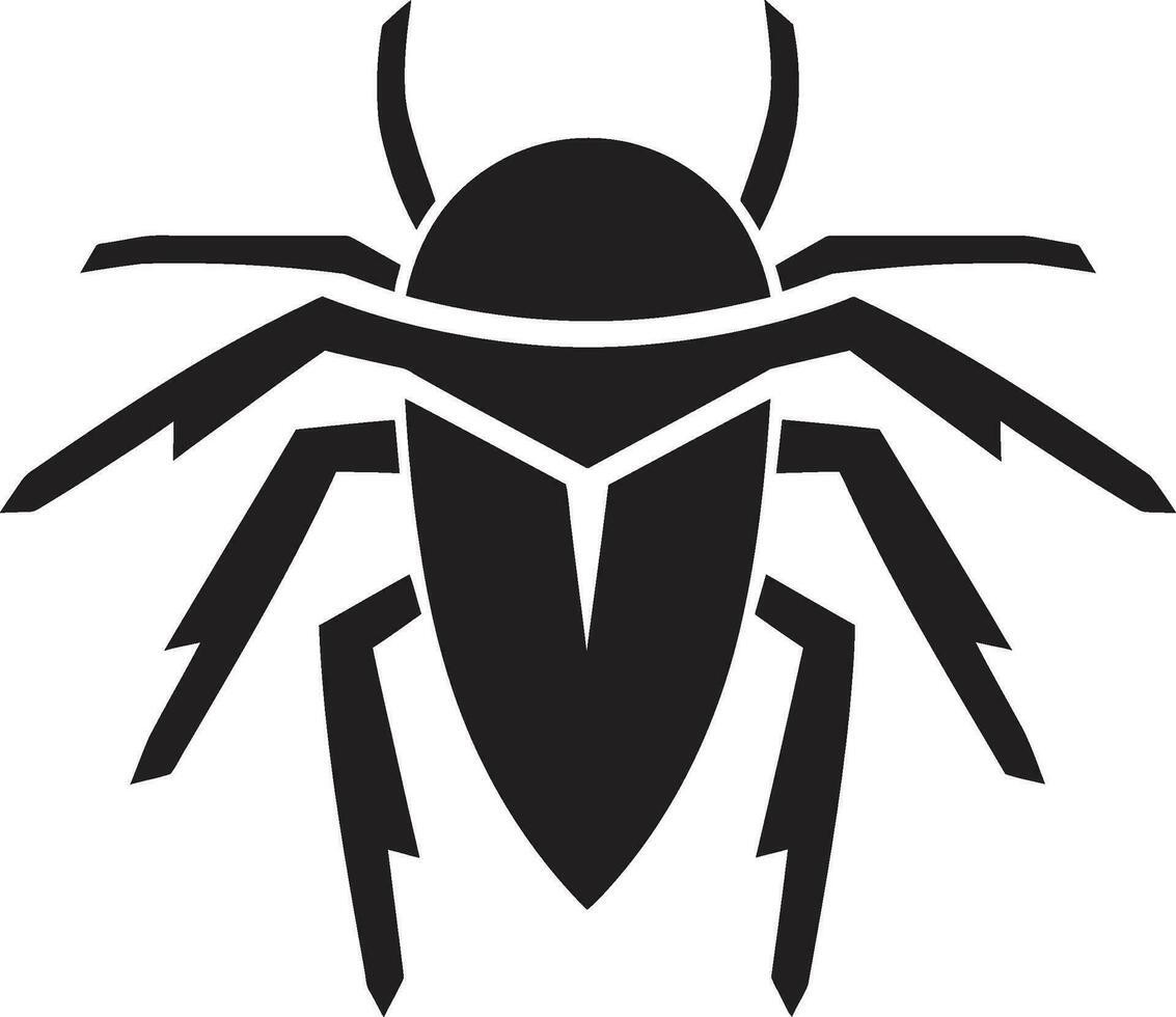 Minimalistic Majesty Black Aphid Vector Design Elegant in Black Vector Art Aphid Logo